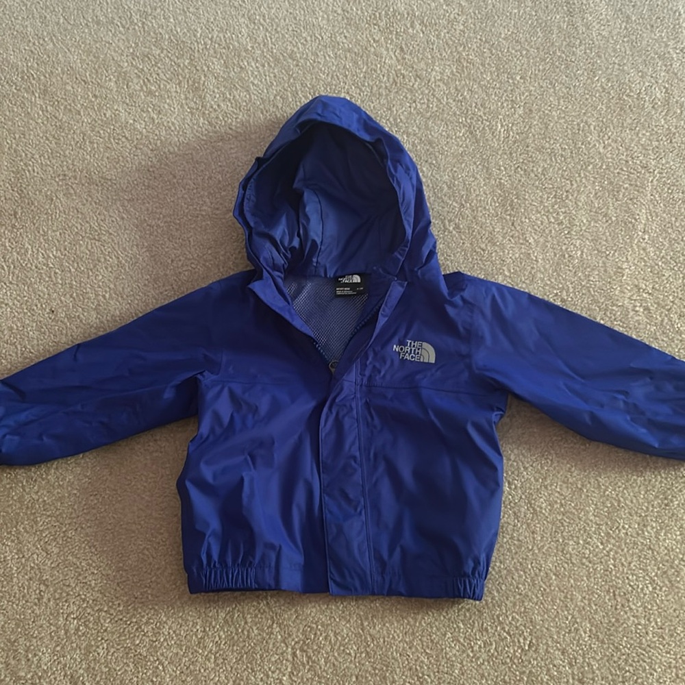North Face Infant 6-12 months Royal Blue Rain Jacket